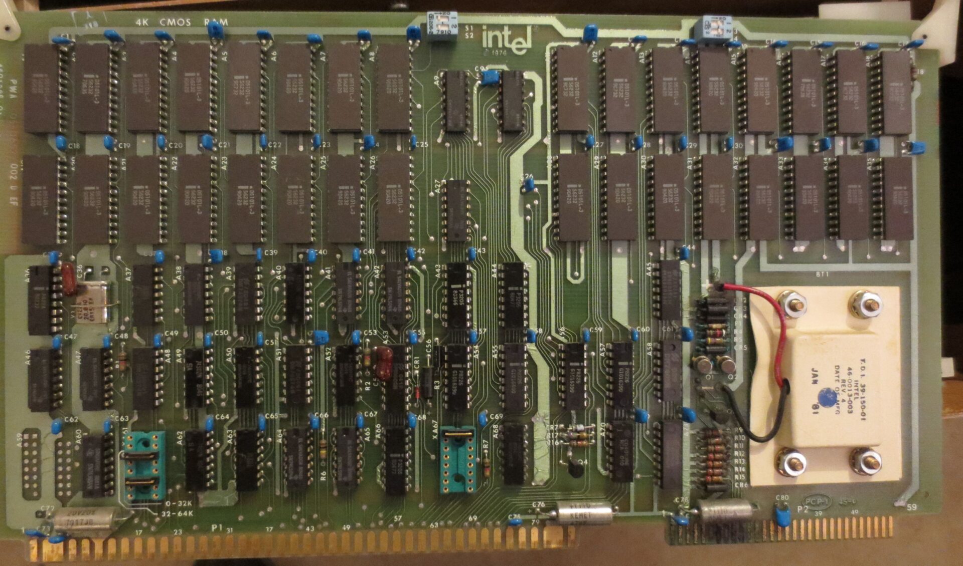 Intel iSBC 094 4K CMOS RAM w/ Backup-image